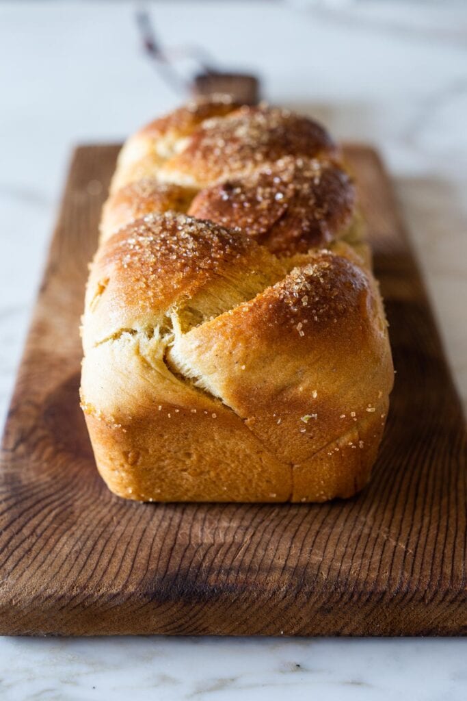 A traditional recipe for Pulla - a buttery Finnish Cardamom Bread that tastes and smells heavenly. 