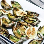 a recipe for Grilled Artichokes