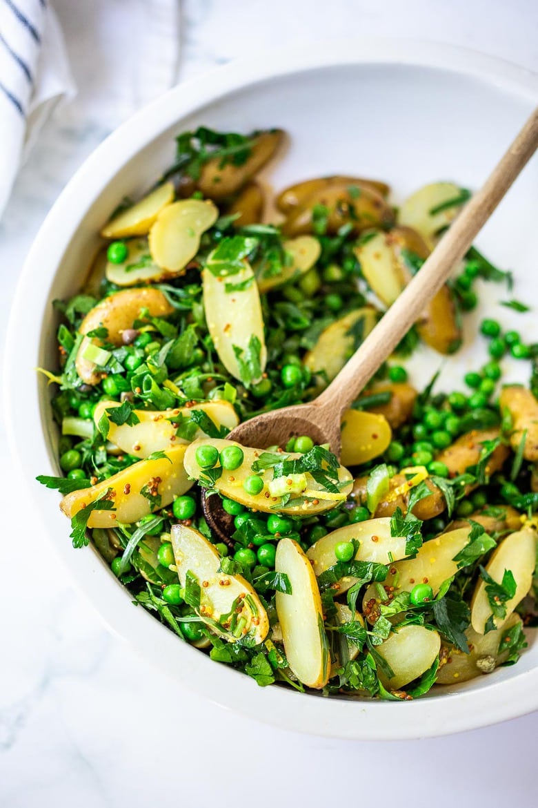 Potato Salad with Peas and Tarragon | Feasting At Home