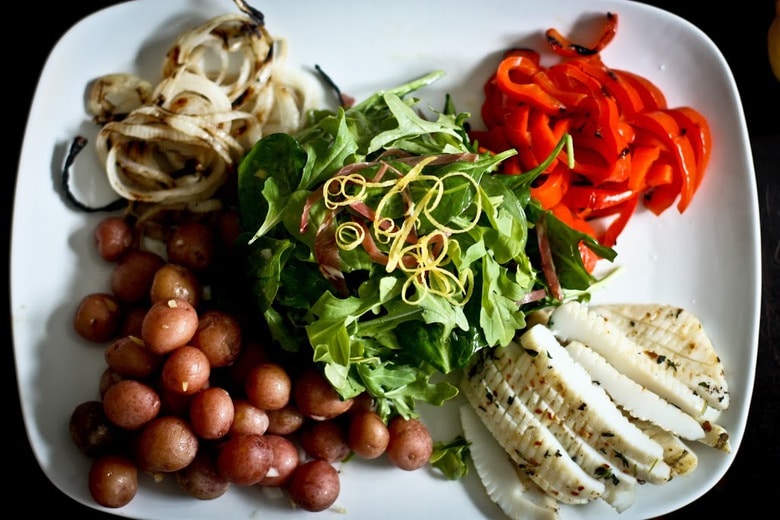 Grilled Calamari Salad