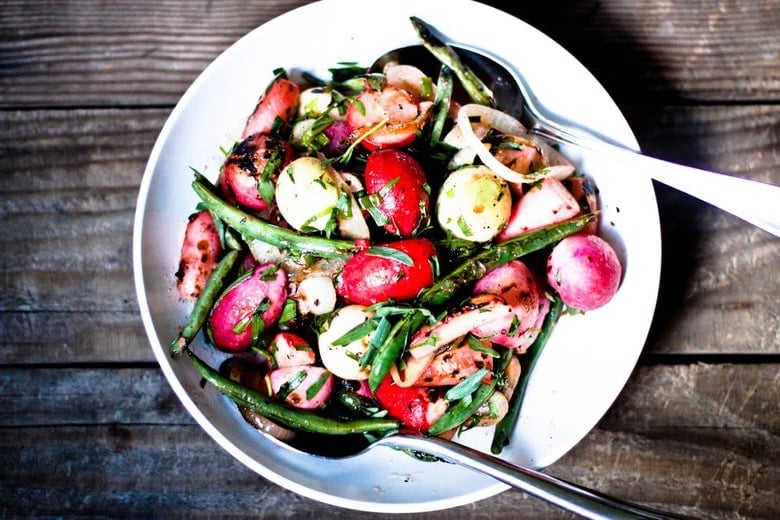 Green Bean and Snap Pea Salad with Mustard Vinaigrette - Amanda