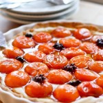  This Apricot Tart is one of my favorite summer desserts. A Pate Sucree crust holds a creamy mascarpone filling topped with honey-roasted apricots infused with a whisper of star anise. 