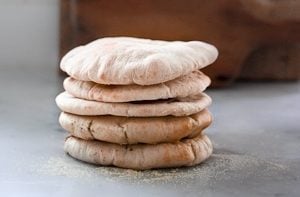 Easy homemade pita bread- a simple step by step recipe that turns out perfect every time!