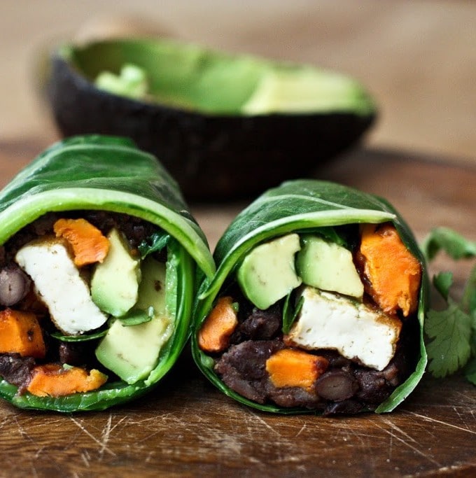 Collard Greens Wrap Feasting At Home