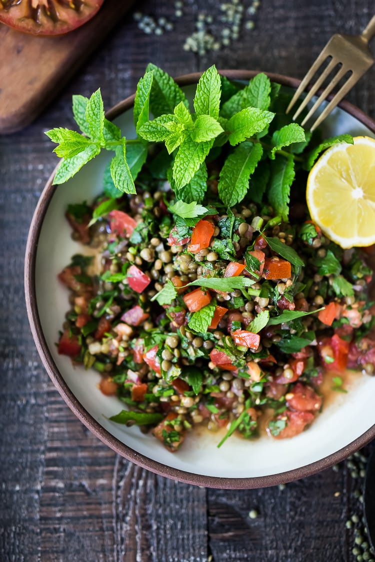 Lentil Tabouli Salad