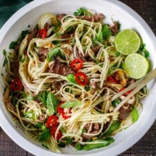 Green Papaya Salad with Beef