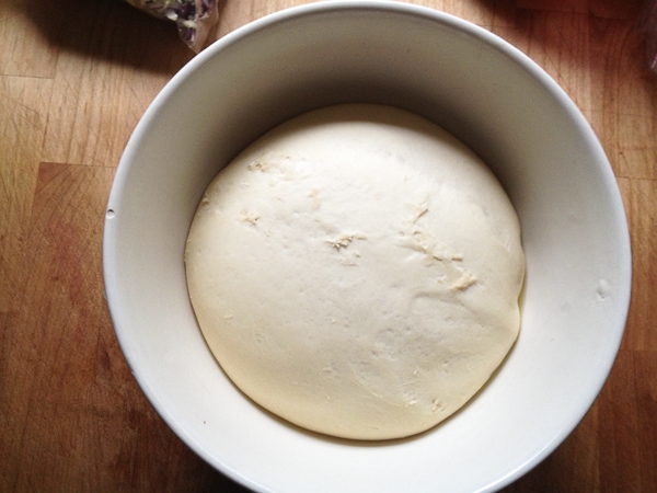 Easy Pita Bread Recipe, golden and delicious they puff up in the oven, perfect for falafel or shawarma! | #pitabread #pita #pitabreadrecipe www.feastingathome.com