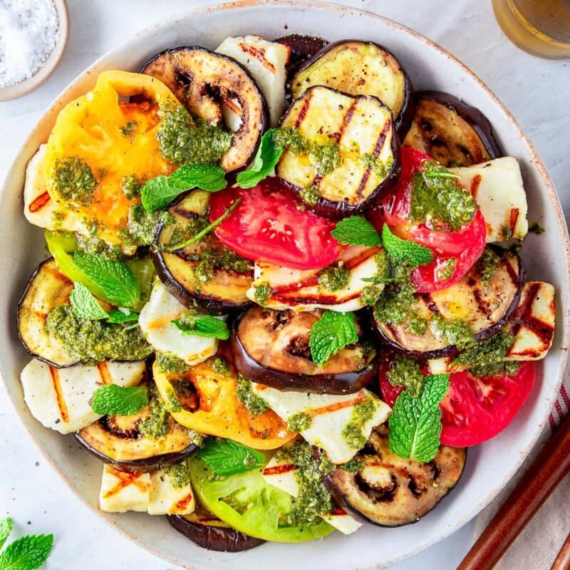 grilled Halloumi cheese recipe