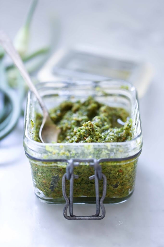 garlic scape chutney