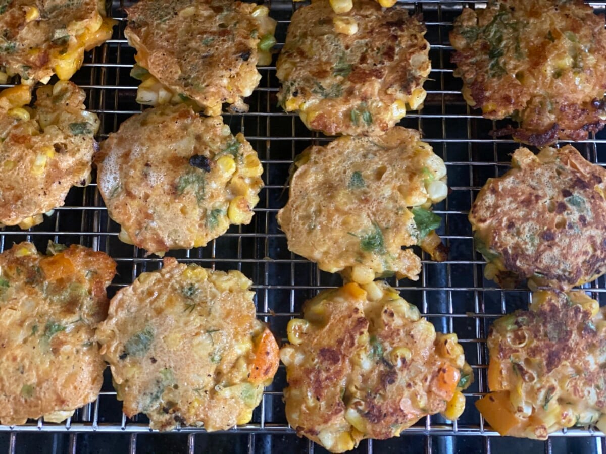 baking in the oven on a wire rack.