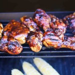 Smokey, Sweet, Spicy and tangy, this BBQ Chicken is mouthwatering! The Chipotle BBQ sauce is made form scratch....so tasty! | #bbqchicken #bbqchickenrecipe #chipotlechicken | www.feastingathome.com