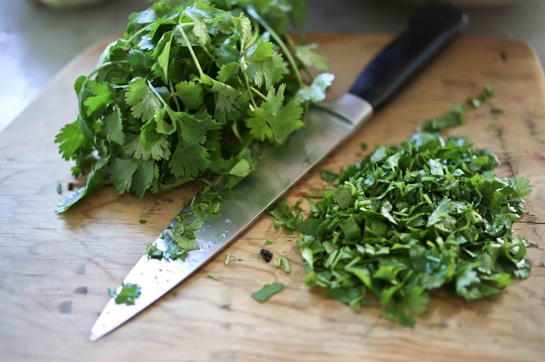 Delicious and refreshing Kohlrabi Slaw with cilantro, jalapeño and lime! Vegan, GF | www.feastingathome.com #kohlrabi #kohlrabirecipes #kohlrabislaw #kohlrabirecipe #kohlrabisalad