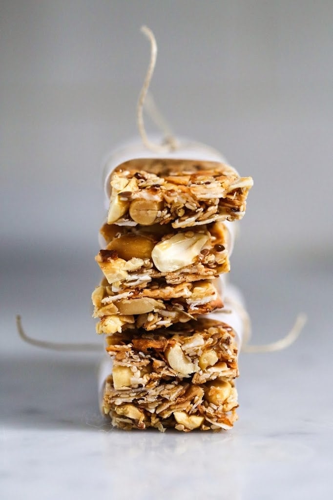 Delicious, healthy Nut Bars, similar to "Kind Bars"! A gluten-free, paleo, grain-free, granola bar recipe that you will fall in love with!