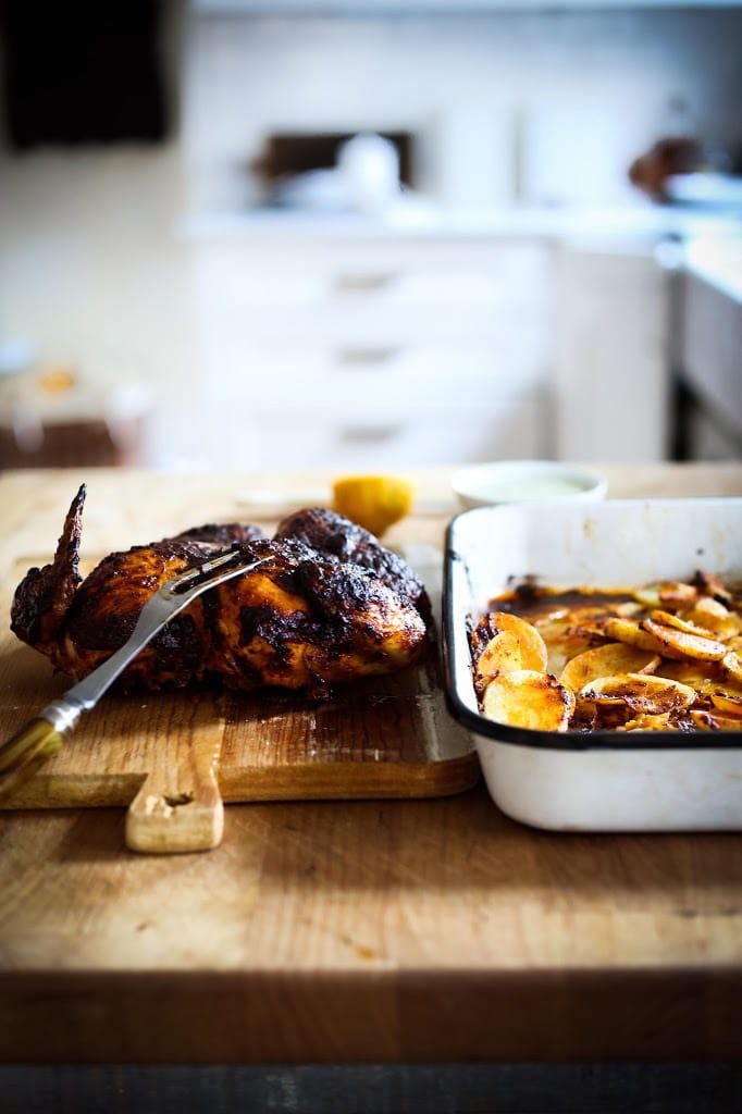 Resting the Portuguese Chicken