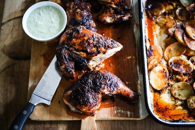 Cutting the Portuguese Chicken 