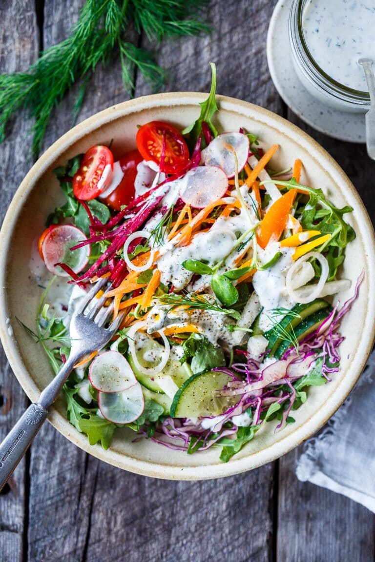Rainbow Salad Recipe Feasting At Home