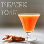 Delicious and detoxing Turmeric Tonic - a fresh and energizing juice made with fresh turmeric root, ginger, orange, apple and carrot to help sooth the body, fight inflammation, and revitalize and energize. Sunshine for the soul!