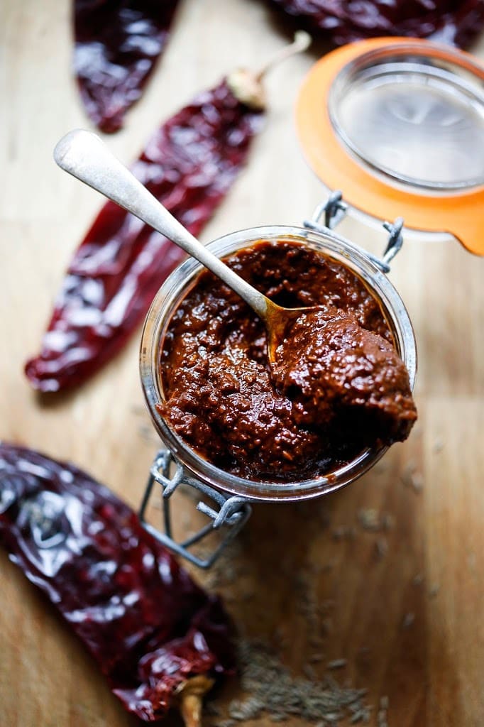  Authentic Harissa Paste Recipe - a north African condiment that will add depth and smokey spice to meats, stews and roasted vegetable dishes. | www.feastingathome.com