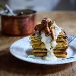 Savory mushroom crepes