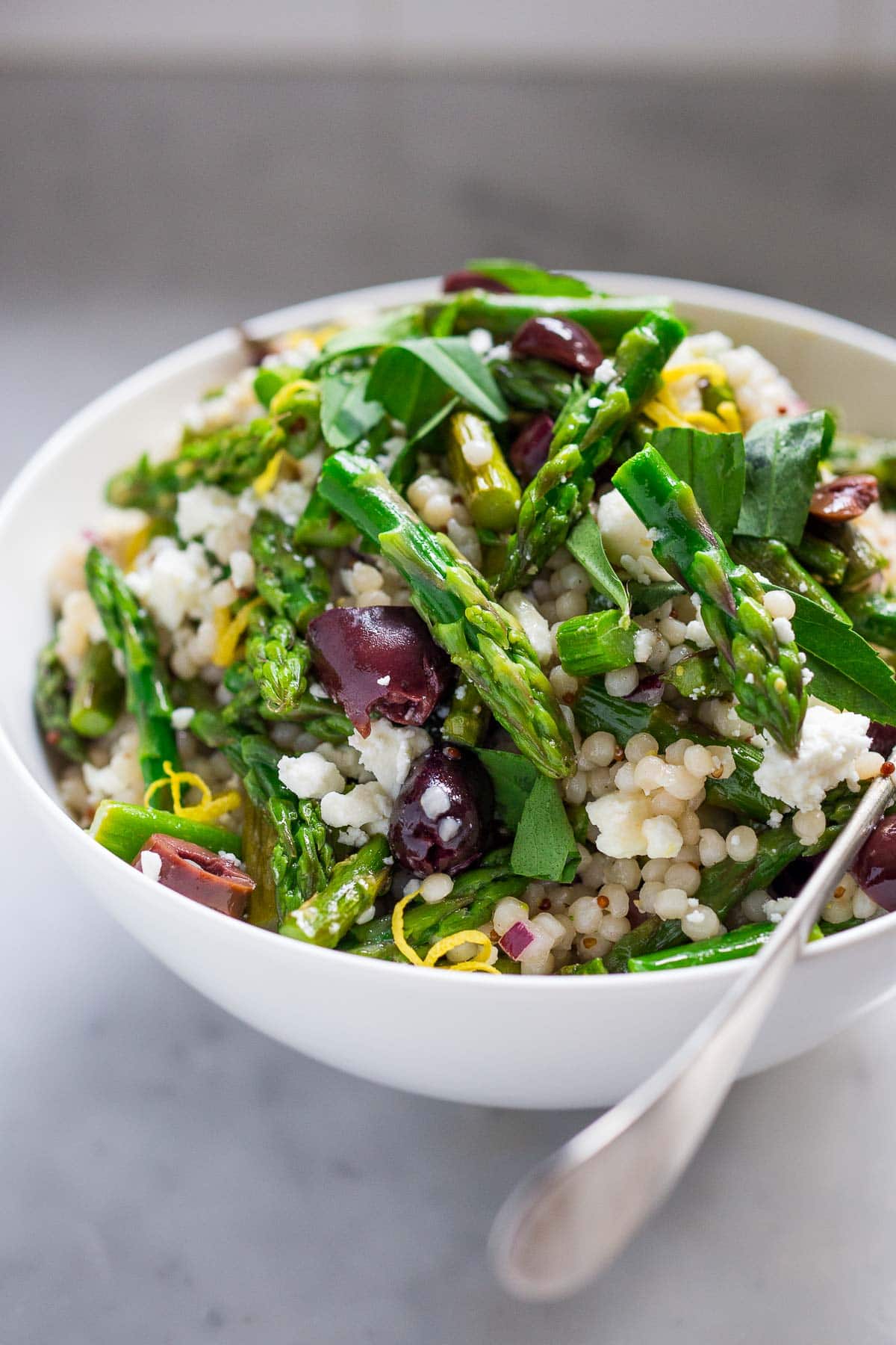 Asparagus salad.