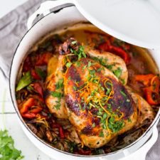 Cuban Chicken With Chili Roasted Yams-image