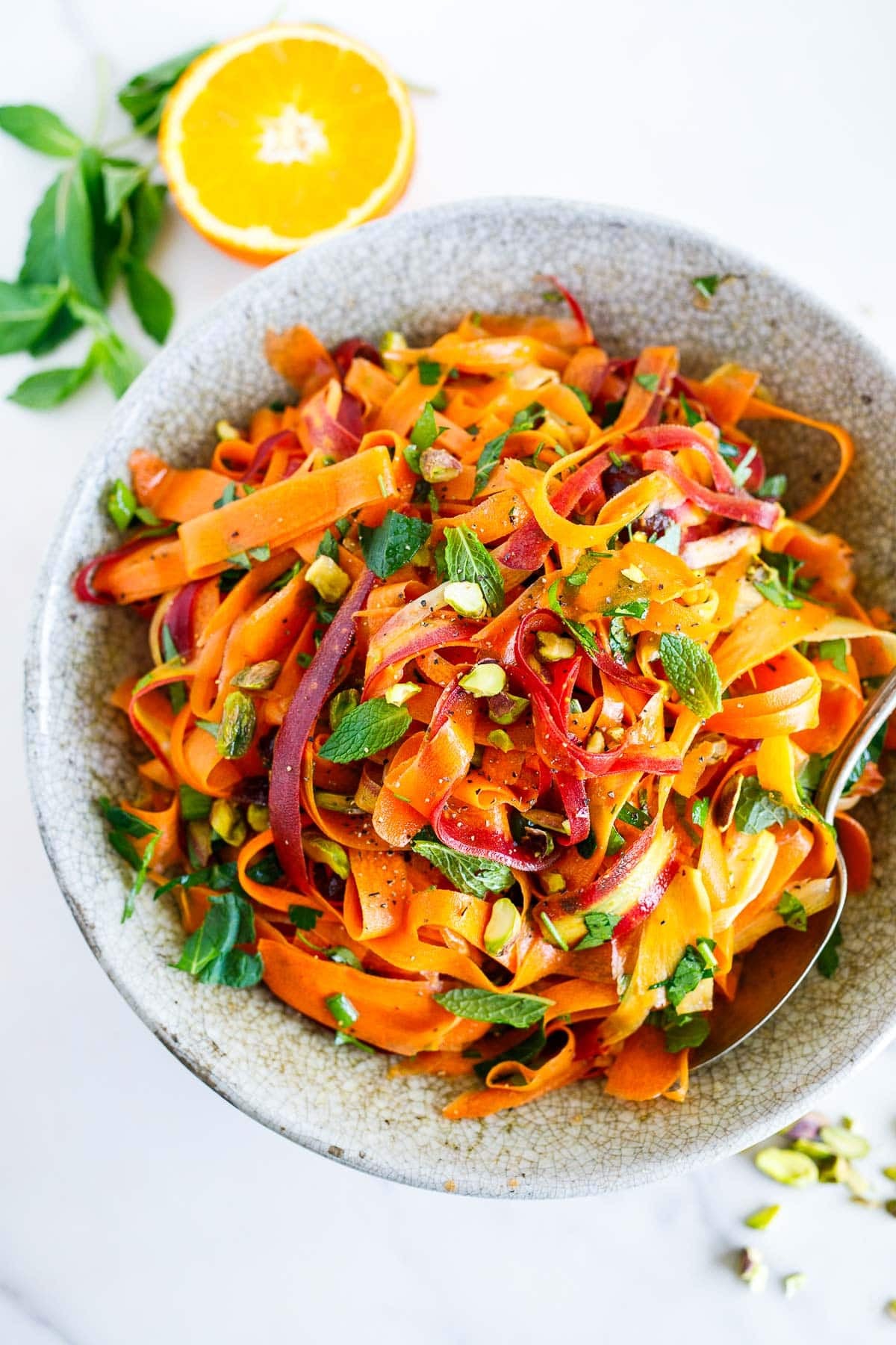 Moroccan carrot salad.