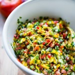 Israeli Salad | www.feastingathome.com