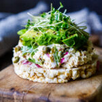 Here's the tastiest recipe for easy, 10-Minute Tuna Salad - with a few variations, that can be served over rice crisps, salad greens, in tortillas or pita bread or in sprouted bread. 
