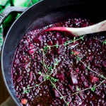 lentil and beet stew