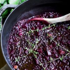  Braised Lentils With Beets -image