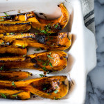 Roasted Butternut with Black Garlic and Miso | www.feastingathome.com