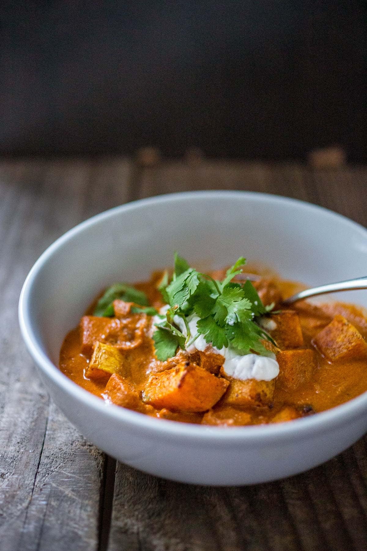 Butternut Tikka Masala Cozy Butternut Squash Tikka Masala is the perfect fall comfort food, with roasted squash and warming Indian spices. Make it with chickpeas or chicken. Video. Vegan-adaptable.