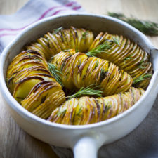 Rosemary Garlic Hasselback Potatoes-image