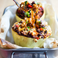 Enchilada Stuffed Spaghetti Squash-image