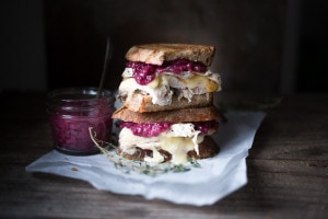 Turkey Brie Grilled Cheese Sandwich