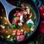 Vietnamese Hot and Sour Soup with Tofu ( aka Canh Chua)- flavorful, warming and healing, this version is vegan and gluten-free!
