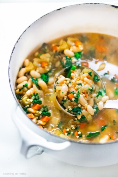 Cannellini Bean Stew with Sorghum | www.feastingathome.com