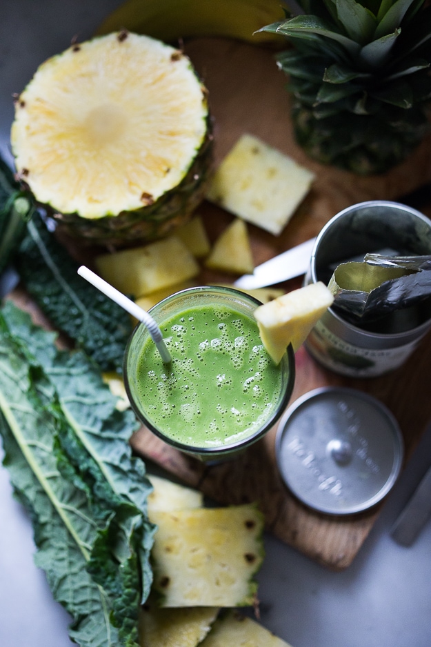 matcha Smoothie in a glass