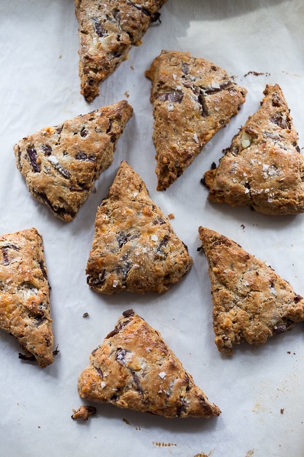  Smokey Cheddar Scones with Rye, Caraway & Caramelized Onions | www.feastingathome.com