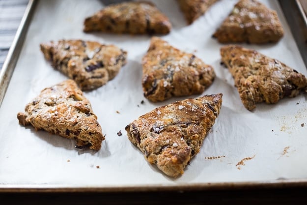  Smokey Cheddar Scones with Rye, Caraway & Caramelized Onions | www.feastingathome.com