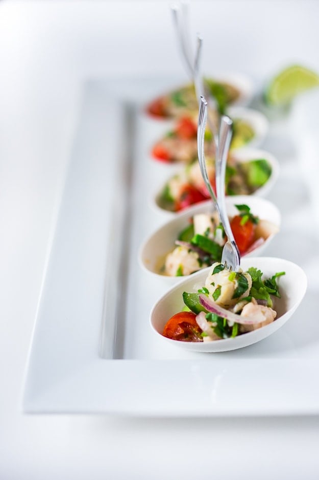 ceviche appetizer bites