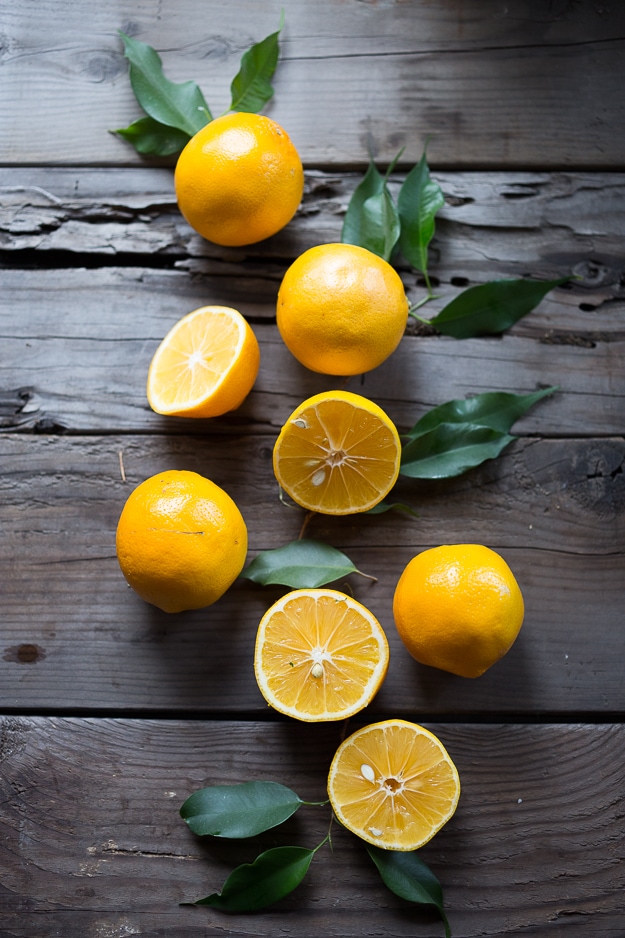 meyer lemons for a gimlet