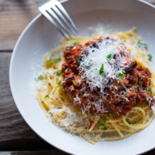 Slow Cooker Turkey Mushroom Bolognese-image