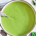 asparagus Soup- the best recipe for creamy asparagus soup that is vegan-adaptable