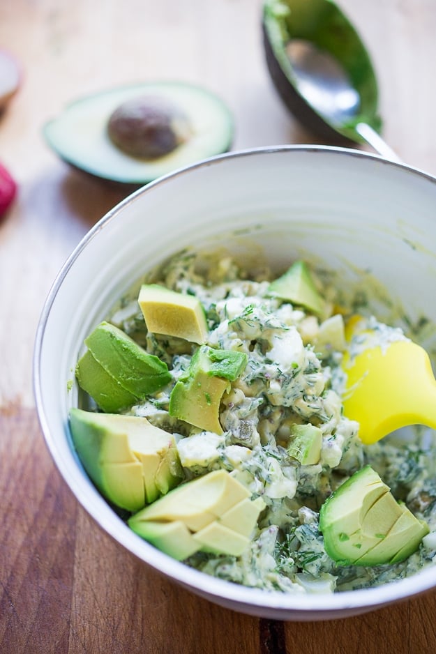 Egg Salad with Dill and Avocado