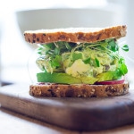 Green Goddess Egg Salad with Avocado- make this into a sandwich, a wrap or serve over a bed of greens for hearty low carb meal. Also tasty on bruschetta, served as and appetizer. #eggsalad #eggsaladsandwich | www.feastingathome.com #keto #lowcarb #healthylunch