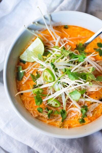 Laksa Soup - A Malaysian Coconut Curry Soup