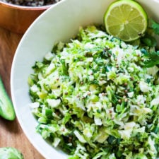 Mexican Brussel Sprout Salad (Vegan) -image