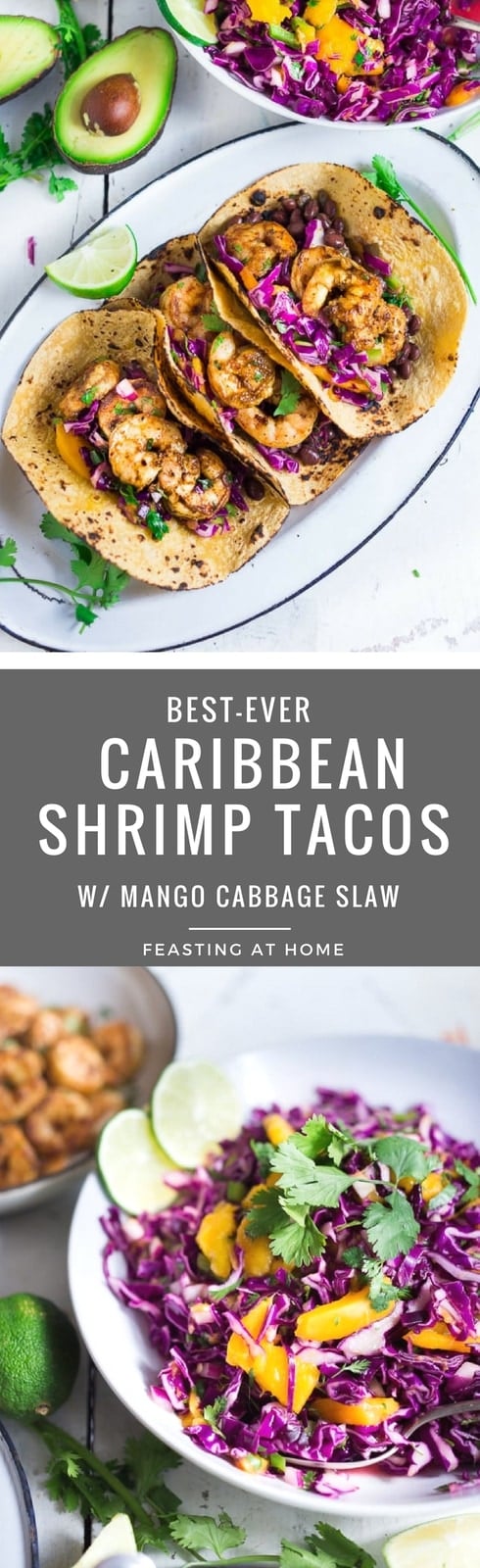caribbean shrimp tacos