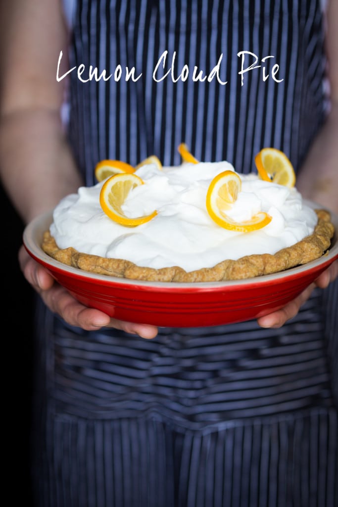 Lemon Cloud Pie...a refreshing and light dessert, perfect for warm summer nights! | www.feastingathome.com